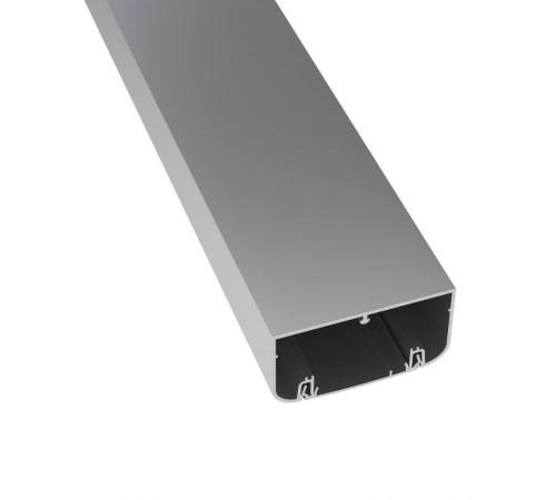Алюминиевый кабель-канал 90х50 мм (с 1 крышкой) цвет серый металлик  09599  DKC