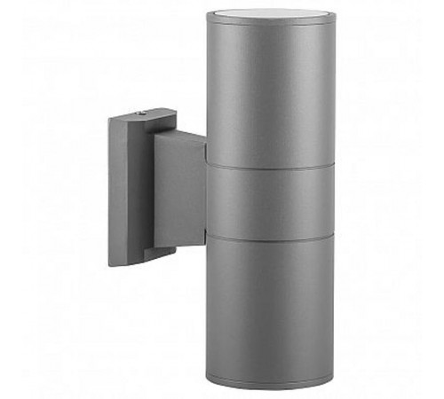 Светильник архитектурный настенный DH0702 230V без лампы 2*E27, 260*155*90 серый, ДЛЯ ЛАМП R63, G45  06295  Feron