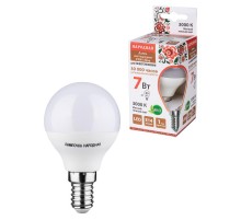 Лампа светодиодная FG45-7 Вт-230 В-3000 К-E14 Народная  SQ0340-0185  TDM