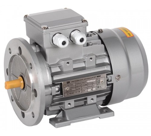 Электродвигатель 3ф.АИС 56А2 380В 0,09кВт 3000об/мин 2081 (комби) DRIVE  AIS056-A2-000-1-3020  IEK