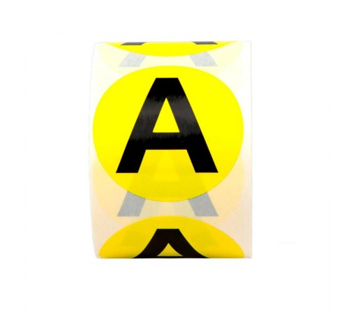 Маркировка шин DKC, 40мм, А, желтый  SL-D40-A-YE  DKC