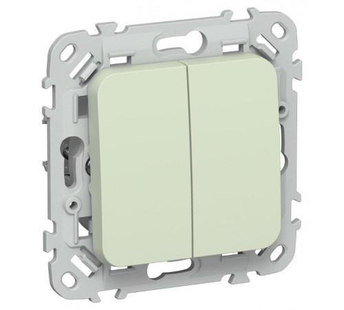 FLITE Выключатель 2-клавишный 10А ВС12-1-0-ФлП панг  FI-V20-0-10-1-K92  IEK