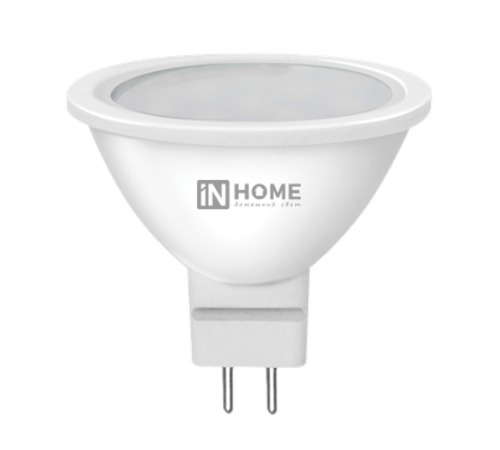 Лампа светодиодная LED-JCDR-VC 4Вт 230В GU5.3 4000К 310Лм  4690612030692  IN HOME