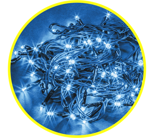 Гирлянда световая  NGF-S01-100B-10-9.5m-230-C8-BL-IP44  61825  Navigator