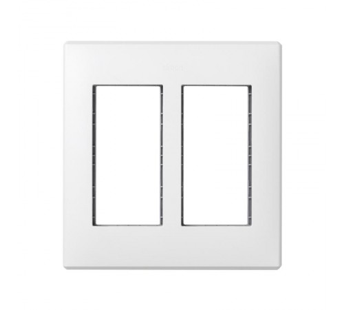 Simon CIMA 500 Рамка с суппортами на 2 модуля 500CIMA, 164х30х135мм, 9мм, белый  51010102-030  Simon