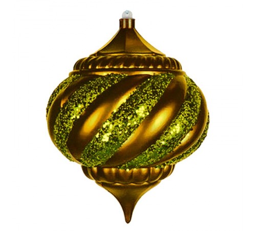 Елочная фигура "Лампа", 25 см, цвет золотой  502-210  NEON-NIGHT