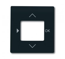 Плата центральная (накладка) для таймера 6455, 6456, серия impuls, цвет чёрный бархат  6430-0-0382   2CKA006430A0382  ABB