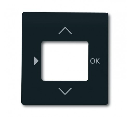 Плата центральная (накладка) для таймера 6455, 6456, серия impuls, цвет чёрный бархат  6430-0-0382   2CKA006430A0382  ABB