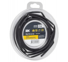 Трубка термоусадочная ТТУ нг-LS 3/1,5 черная (2м/упак) IEK  UDR12-003-D15-002-K02-T  IEK