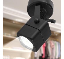 Светильник трековый OL3 GU10 BK накладной, черный  Б0044264  ЭРА