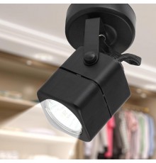 Светильник трековый OL3 GU10 BK накладной, черный  Б0044264  ЭРА
