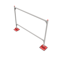 Опорная конструкция для гор. прямоуг. воздуховодов  TECHNORAPTOR LIGHTFOOT 2000х1500 HD  KM-TR-LTF-SSHRAD-2000-1500 HD  КМ - профиль