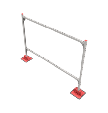 Опорная конструкция для гор. прямоуг. воздуховодов  TECHNORAPTOR LIGHTFOOT 2000х1500  KM-TR-LTF-SSHRAD-2000-1500  КМ - профиль