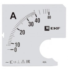 Шкала сменная для A961 40/5А-1,5 EKF PROxima  s-a961-40  EKF