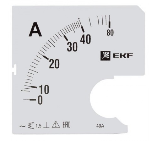 Шкала сменная для A961 40/5А-1,5 EKF PROxima  s-a961-40  EKF