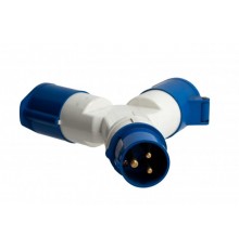 Розетка двухлучевая 1012-4h 2Р+РЕ 16А 110В IP44 PROxima  ps-1012-4h-16-110  EKF