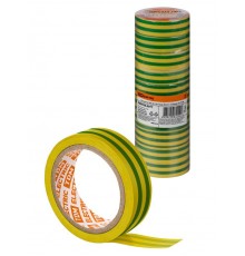Изолента ПВХ 0,13х15мм Желто-зеленая 5м  SQ0526-0077  TDM