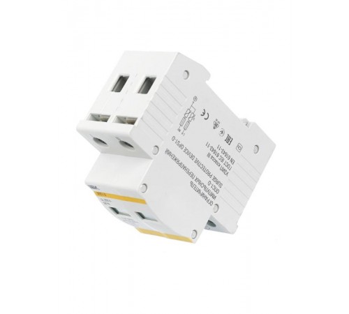 Ограничитель импульсного перенапряжения ОПС1-D 2Р In=5kA Un=230B Im=10kA  MOP20-2-D  IEK