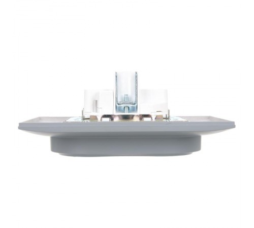 SKANDY Розетка 2-местная с з/к без з/ш 16А сб. SK-R08Gr серый  SK-R21-16-K03-F  IEK