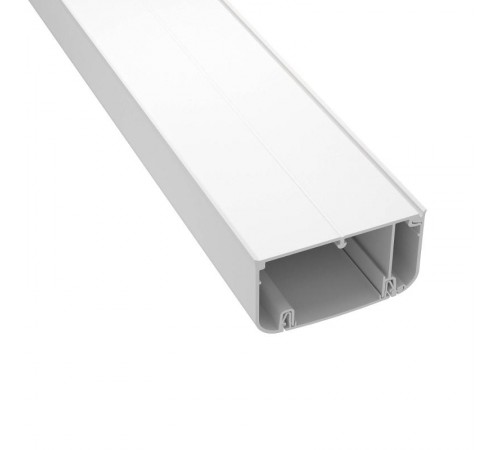 Кабель-канал 90х50 мм. с перегородкой. боковой и фронтальной крышками  09500  DKC