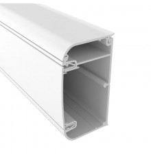 Кабель-канал 90х50 мм. с перегородкой. боковой и фронтальной крышками  09500  DKC