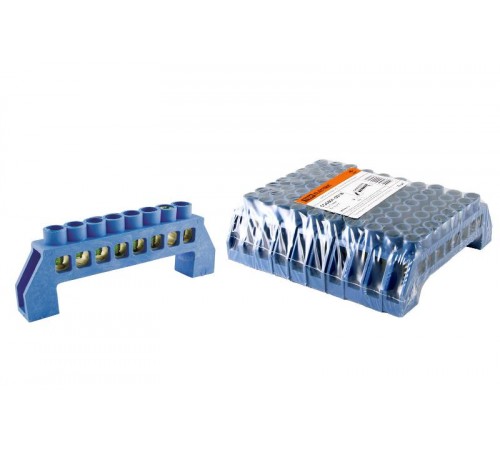 Шина "N" нулевая в изоляторе 6х9мм 8 групп   SQ0801-0018  TDM