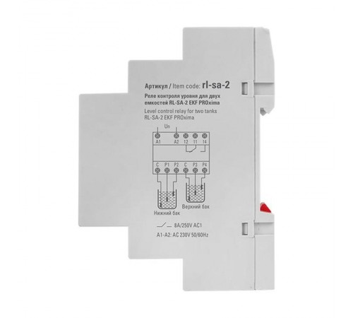 Реле контроля уровня для двух емкостей RL-SA-2 PROxima  rl-sa-2  EKF