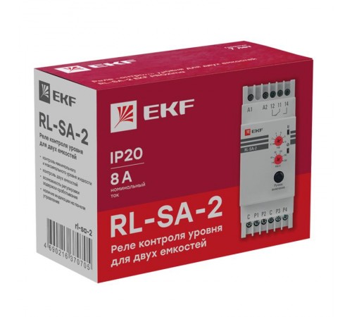 Реле контроля уровня для двух емкостей RL-SA-2 PROxima  rl-sa-2  EKF