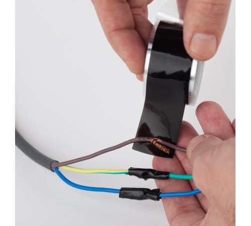 Изолента PRO PROSS25 силиконовая самослипающаяся 25 мм х 3 м черная  Б0052254  ЭРА