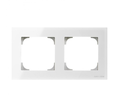 Рамка 2-постовая, серия SKY, цвет стекло белое2CLA857200A3001 ABB