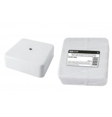 Коробка распределительная КР 50х50х20 о/п белая, IP40, с клем. колодкой, инд. штрихкод  SQ1401-0902  TDM