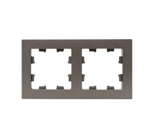 2 - местная рамка, мокко, пластик Эпика  UP1-FPM-02 EKF