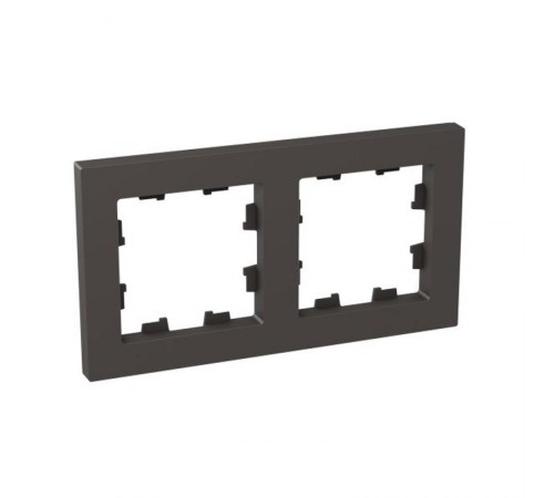 2 - местная рамка, мокко, пластик Эпика  UP1-FPM-02 EKF