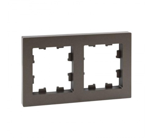 2 - местная рамка, мокко, пластик Эпика  UP1-FPM-02 EKF