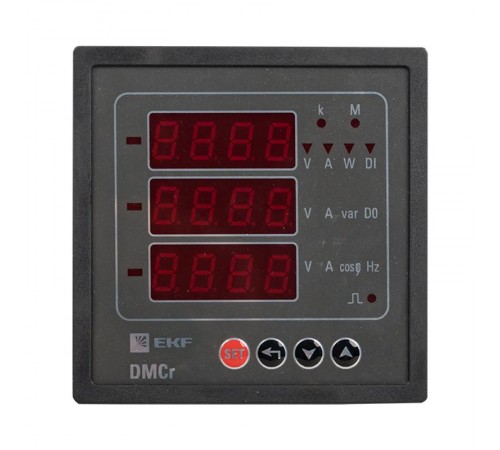 Цифровой измерительный прибор комбинированный DMC-r с интерфейсом RS-485 на панель 96x96 (квадратный вырез) PROxima  DMC-963r  EKF