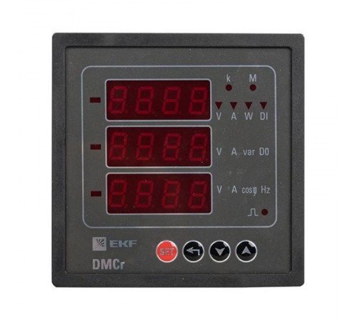 Цифровой измерительный прибор комбинированный DMC-r с интерфейсом RS-485 на панель 96x96 (квадратный вырез) PROxima  DMC-963r  EKF