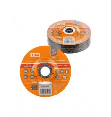 Круг шлифовальный, зачистной по металлу, 125х6х22,2 мм, тип 42, A24RBF, серия "Рубин",  SQ1071-0704  TDM