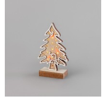 Деревянная фигурка с подсветкой "Елочка" 11,5*5*19 см  504-012  NEON-NIGHT