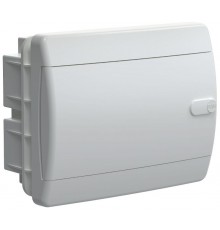  Корпус пластиковый встраиваемый на 8 модулей ЩРВ-П-8 IP41 белая дверь UNION Compact  UIC-KP13-V-08-41-K01  IEK