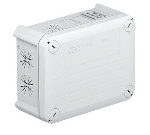 Коробка распределительная T100, 150x116x67 мм, с разъемами Wieland (T 100 WB 1W3 1S3)  2007815  OBO Bettermann