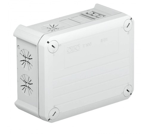 Коробка распределительная T100, 150x116x67 мм, с разъемами Wieland (T 100 WB 1W3 1S3)  2007815  OBO Bettermann