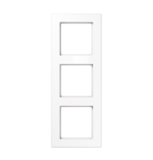 Рамка для вертикальной и горизонтальной установки, 3 поста; дюропласт; белый; A CREATION  AC583WW  Jung
