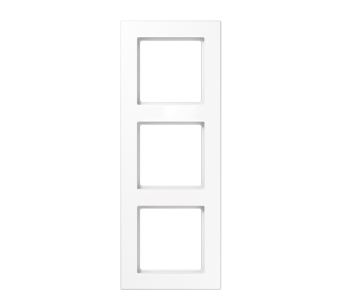 Рамка для вертикальной и горизонтальной установки, 3 поста; дюропласт; белый; A CREATION  AC583WW  Jung