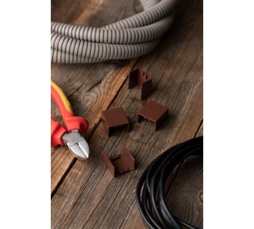 Соединитель (25х16) (4 шт) Plast EKF PROxima  под темное дерево    cond-25-16x4   EKF