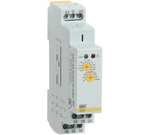 Реле задержки включения ORT. 2 конт. 12-240 В AС/DC   ORT-A2-ACDC12-240V  IEK