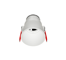 Рамка для модульного светильника FLEX 50 04 круглая встраиваемая утопленная 95х70мм RAL9010  V1-R0-00435-10008-2000000  VARTON