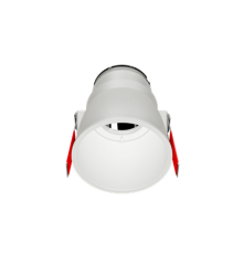 Рамка для модульного светильника FLEX 50 04 круглая встраиваемая утопленная 95х70мм RAL9010  V1-R0-00435-10008-2000000  VARTON