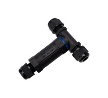 Кабельный коннектор T-образный (3PIN 0,5-2,5мм2) IP68  07-5962  REXANT