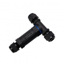 Кабельный коннектор T-образный (3PIN 0,5-2,5мм2) IP68  07-5962  REXANT
