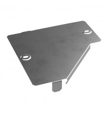 Крышка переходника левого Стандарт INOX (AISI 304) 200х100  PR16.4297  Промрукав